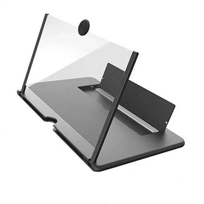 12/10 Inch HD Multi Functional Mobile Phone Screen Magnifier and Phone Holder Screen Video Amplifier Enlarged Screen Phone Stand